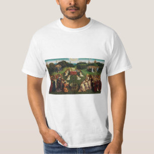 Adoration of the Lamb by Jan van Eyck T-Shirt