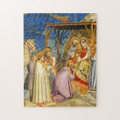 Adoration Of The Magi 1305 Giotto Jigsaw Puzzle
