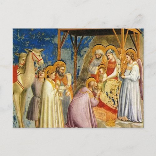 Adoration Of The Magi 1305 Giotto Postcard