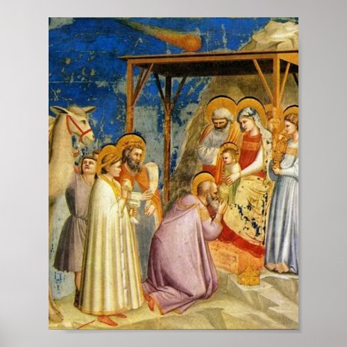 Adoration Of The Magi 1305 Giotto Poster