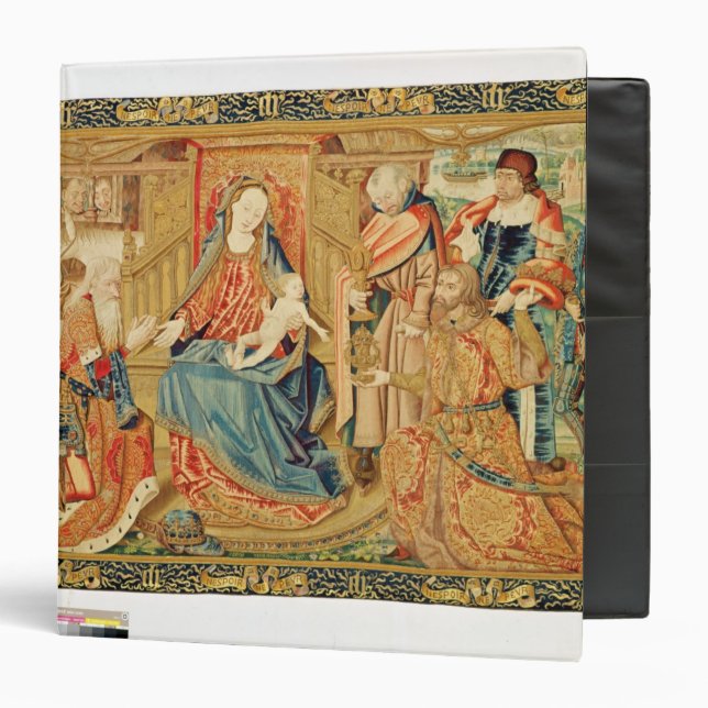 Adoration of the Magi, 15th-16th century 3 Ring Binder (Front/Inside)