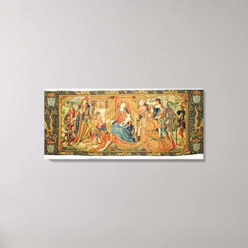 Adoration of the Magi 15th_16th century Canvas Print