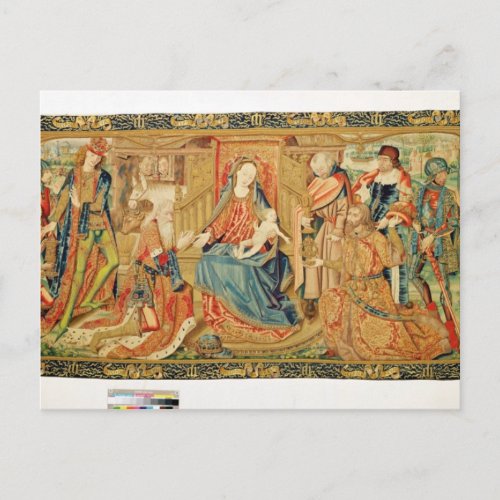 Adoration of the Magi 15th_16th century Postcard