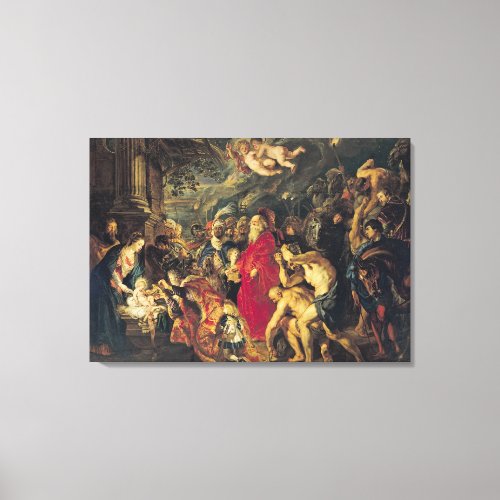 Adoration of the Magi 1610 Canvas Print