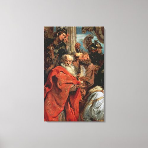 Adoration of the Magi 1624 Canvas Print