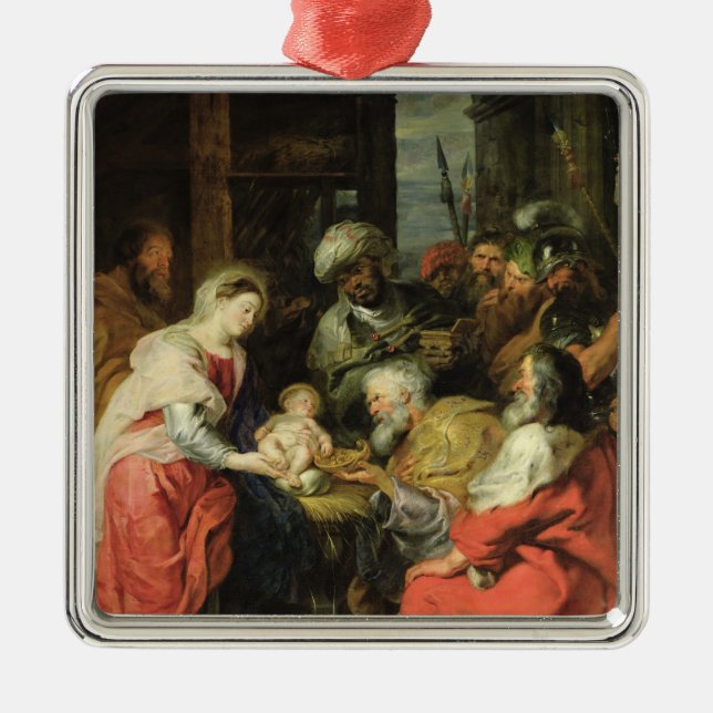 Adoration of the Magi, 1626-29 Metal Ornament (Front)