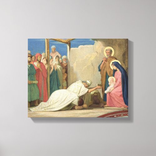 Adoration of the Magi 1857 Canvas Print