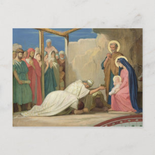 Adoration of the Magi, 1857 Postcard