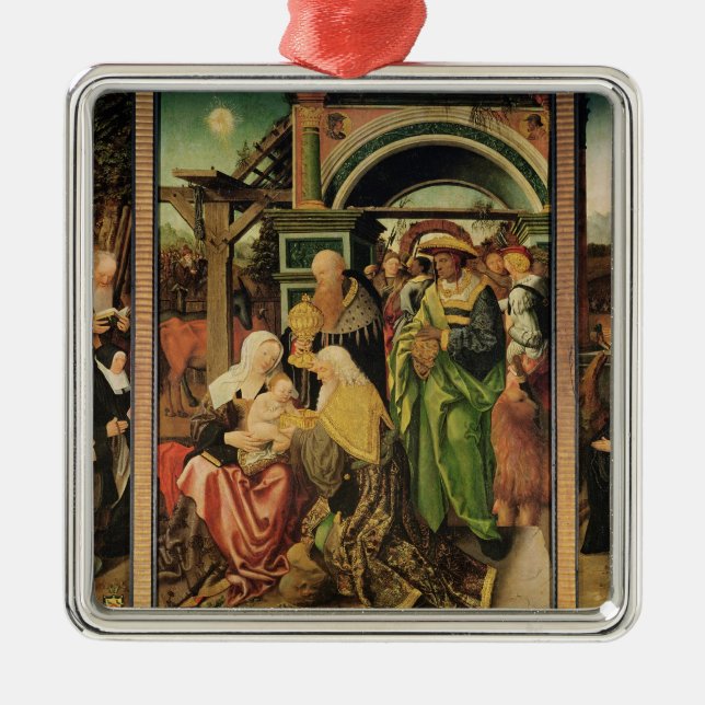 Adoration of the Magi 2 Metal Ornament (Front)