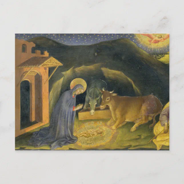 Adoration of the Magi Altarpiece; left hand predel Postcard | Zazzle