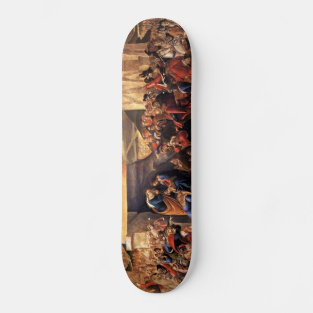 Adoration of the Magi - Botticelli Skateboard Deck (Front)