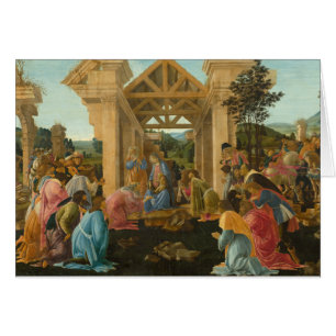 Adoration of the Magi by Botticelli Cards
