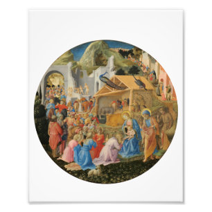 Adoration of the Magi by Fra Angelico and Filippo Photo Print