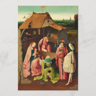 Adoration of the Magi by Hieronymus Bosch Invitation