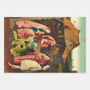 Adoration of the Magi by Hieronymus Bosch Wrapping Paper Sheets