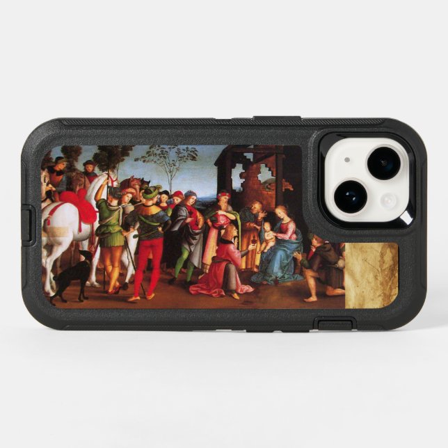 ADORATION OF THE MAGI  by Raffaello Sanzio Otterbox iPhone Case (Back Horizontal)