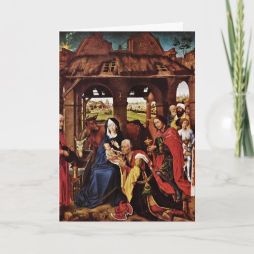 Adoration Of The Magi By Rogier Van Der Weyden Card