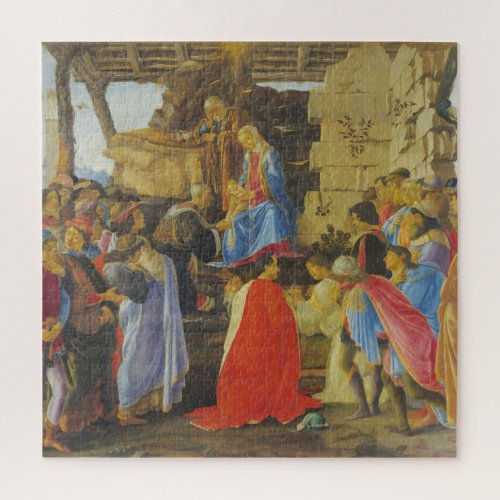 Adoration of the Magi by Sandro Botticelli 1475 Jigsaw Puzzle