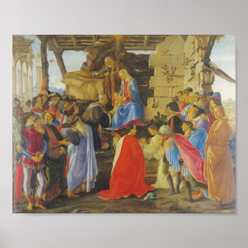 Adoration of the Magi by Sandro Botticelli 1475 Poster