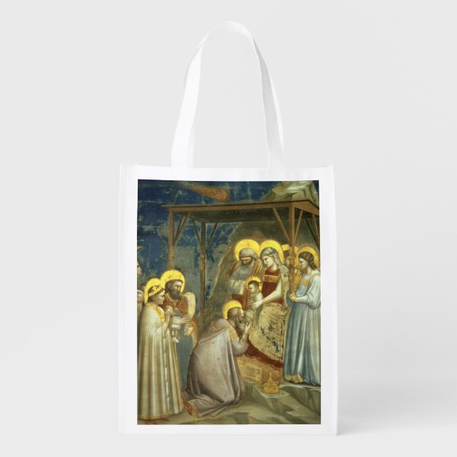 Adoration of the Magi, c.1305 Grocery Bag (Front)