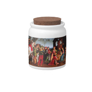ADORATION OF THE MAGI CANDY JAR