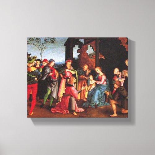 ADORATION OF THE MAGI CANVAS PRINT