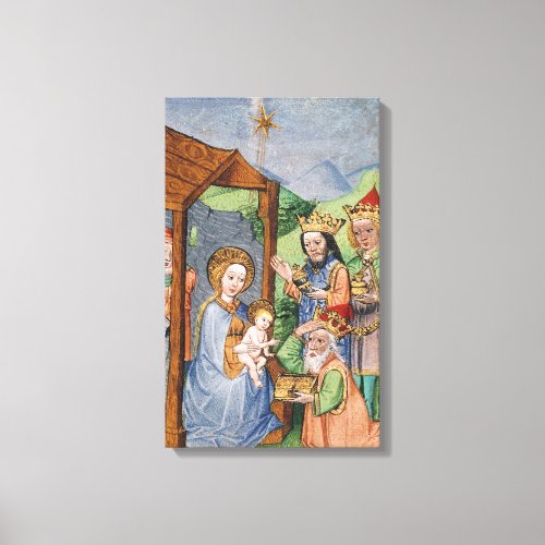 Adoration of the Magi Canvas Print