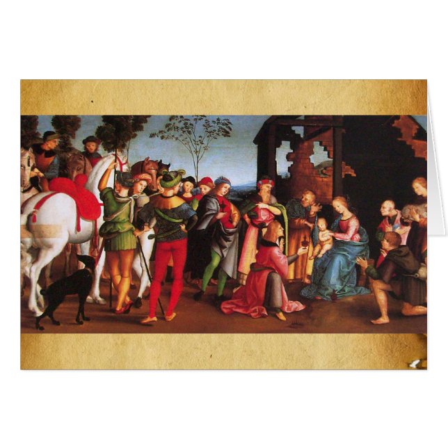 ADORATION OF THE MAGI CARDS (Front Horizontal)