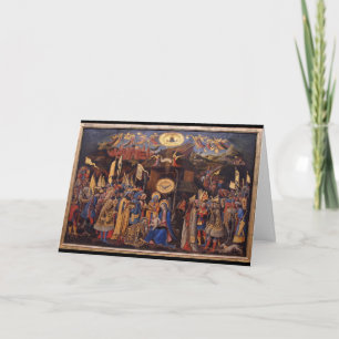 Adoration of the Magi Christian Religious Art Card
