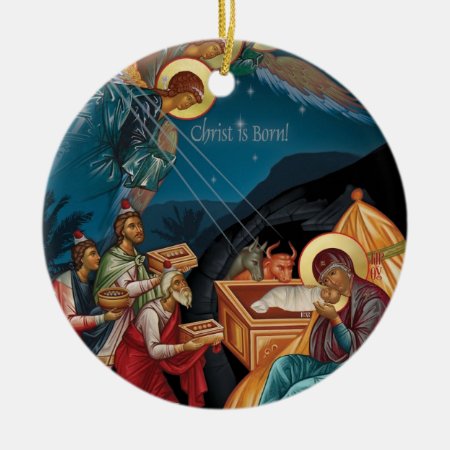 Adoration Of The Magi Christmas Ornament