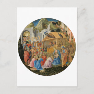 Adoration of the Magi Fra Angelico Art Postcard