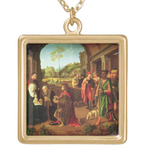 Adoration of the Magi Gold Plated Necklace
