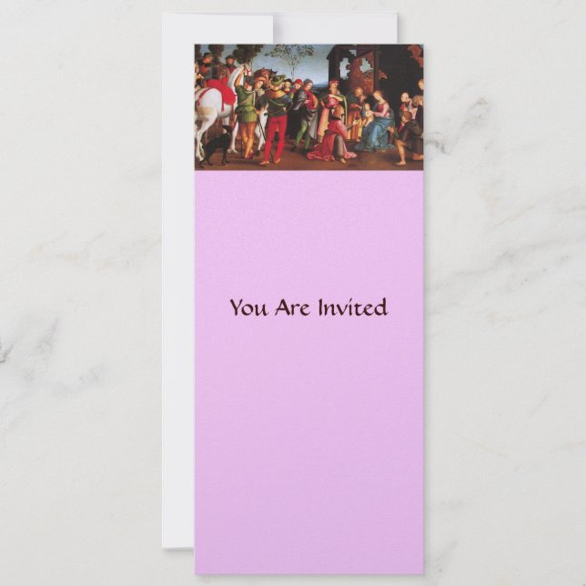 ADORATION OF THE MAGI ice Invitation (Front)