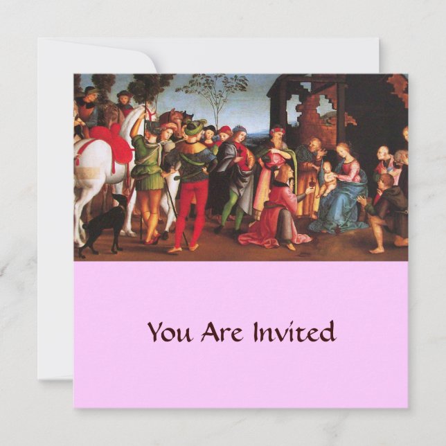ADORATION OF THE MAGI INVITATION (Front)