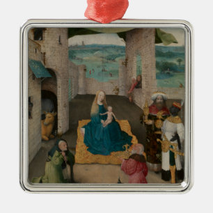 Adoration of the Magi Metal Ornament