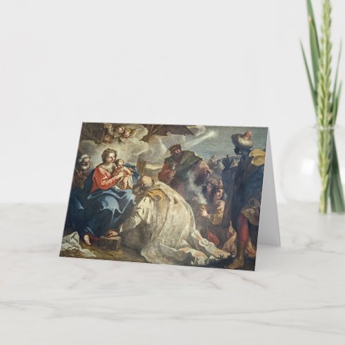 Adoration of the Magi Nativity Holy Family Holiday Card