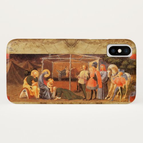 ADORATION OF THE MAGI NATIVITY  PARCHMENT iPhone X CASE