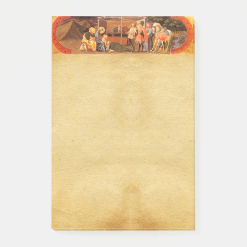 ADORATION OF THE MAGI NATIVITY PARCHMENT POST_IT NOTES