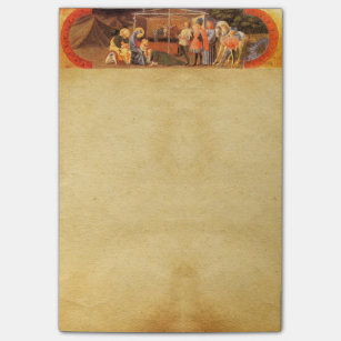 ADORATION OF THE MAGI NATIVITY PARCHMENT POST-IT NOTES