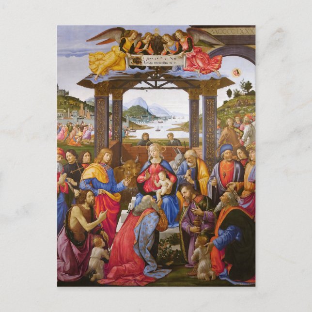 Adoration of the Magi Ospedale degli Innocenti Postcard (Front)