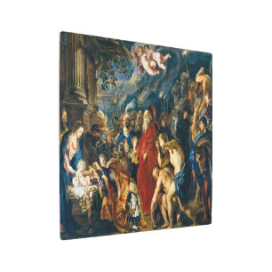 Adoration of the Magi   Peter Paul Rubens   Metal Print