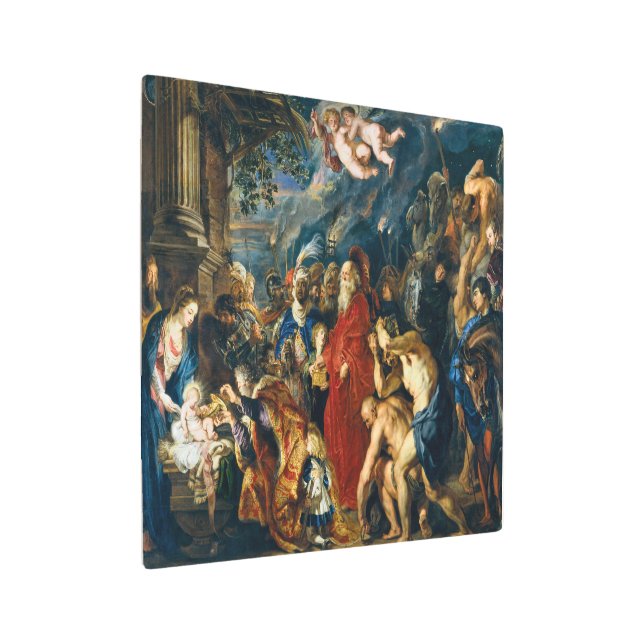 Adoration of the Magi | Peter Paul Rubens | Metal Print (Angled)