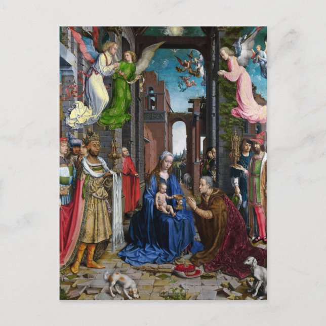 Adoration of the Magi Postcard (Front)