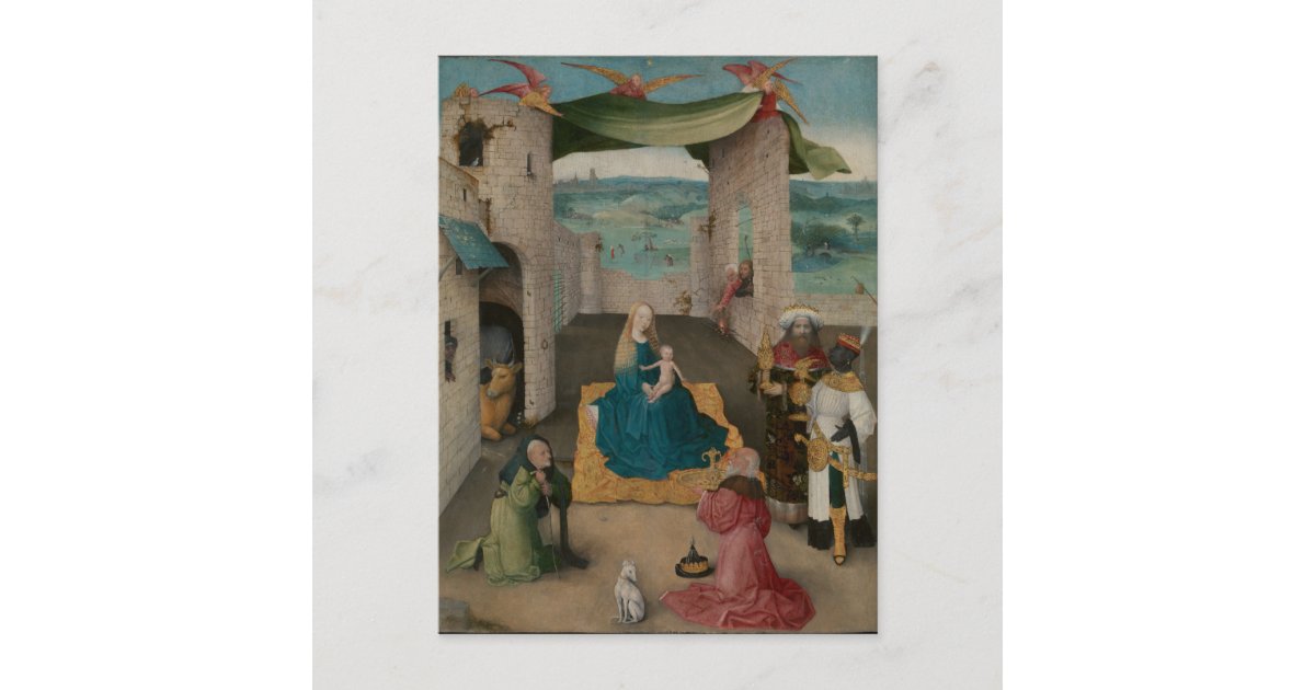 Adoration of the Magi Postcard | Zazzle