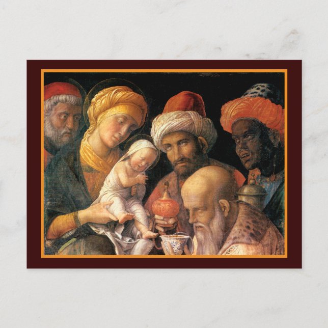 Adoration of the Magi Postcard (Front)