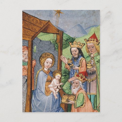 Adoration of the Magi Postcard