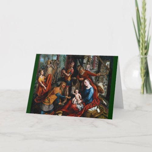 Adoration of the Magi Sacred Christmas Holiday Card