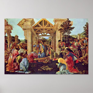 Adoration Of The Magi (Washington) By Botticelli Poster