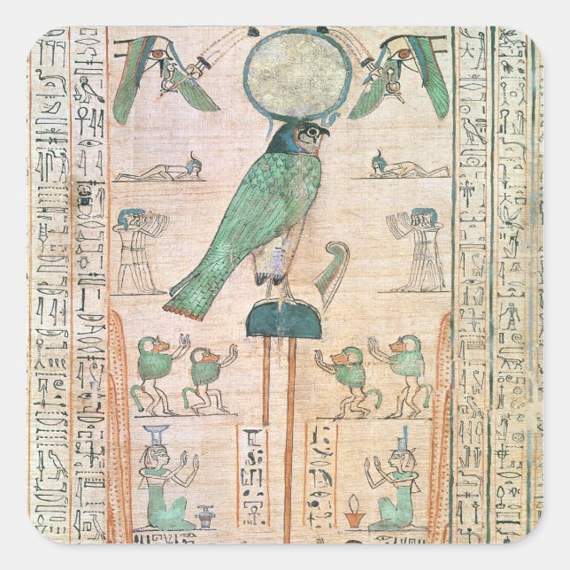 Adoration of the Rising Sun Square Sticker (Front)