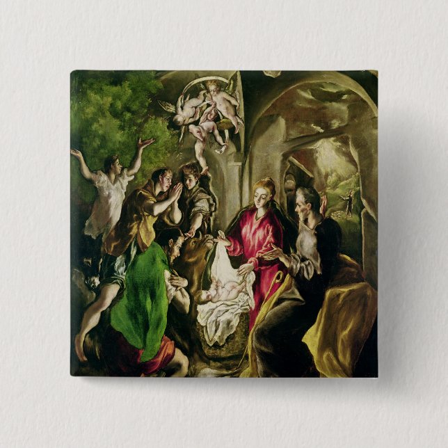 Adoration of the Shepherds, 1603-05 Button (Front)
